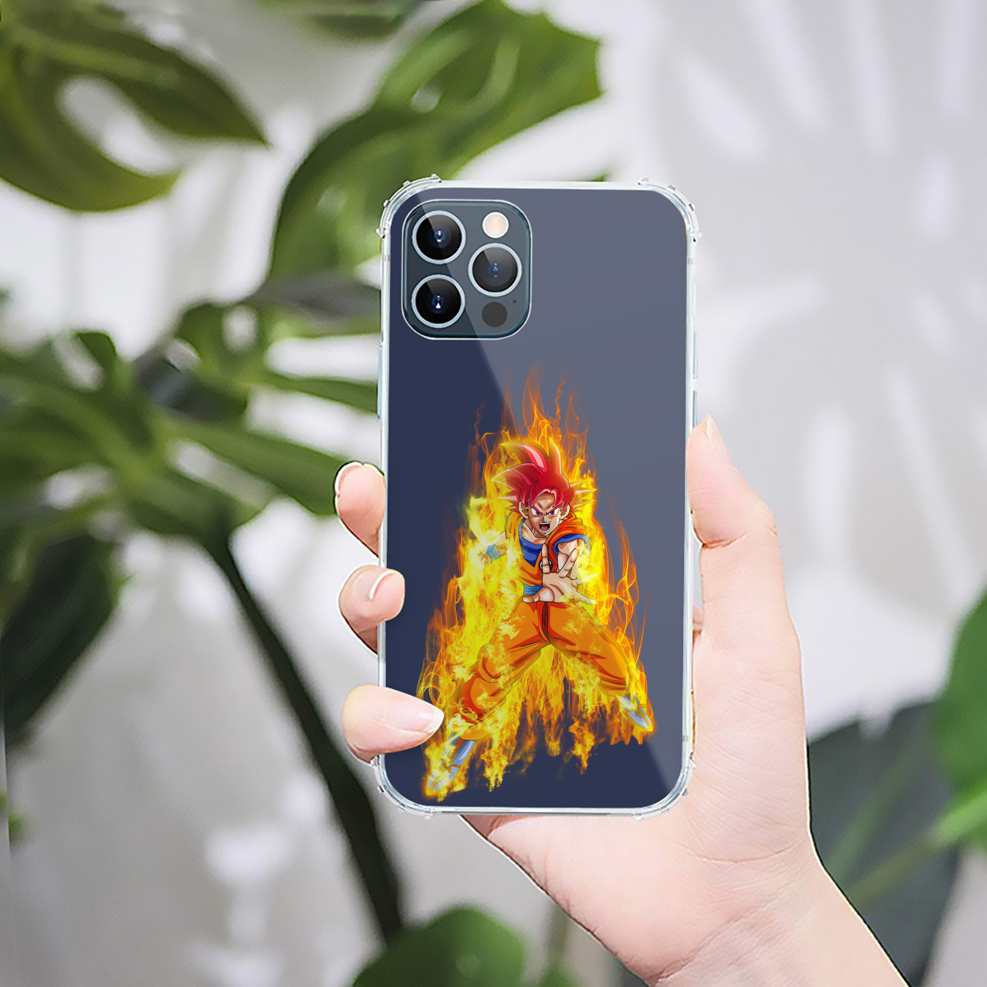 （画像用） ドラゴンボール 孫悟空（そん ごくう）Son Goku カカロット DRAGON BALL Kakarotto 【iPhone 12シリーズ対応】透明スマホケース（クリアソフトケース）